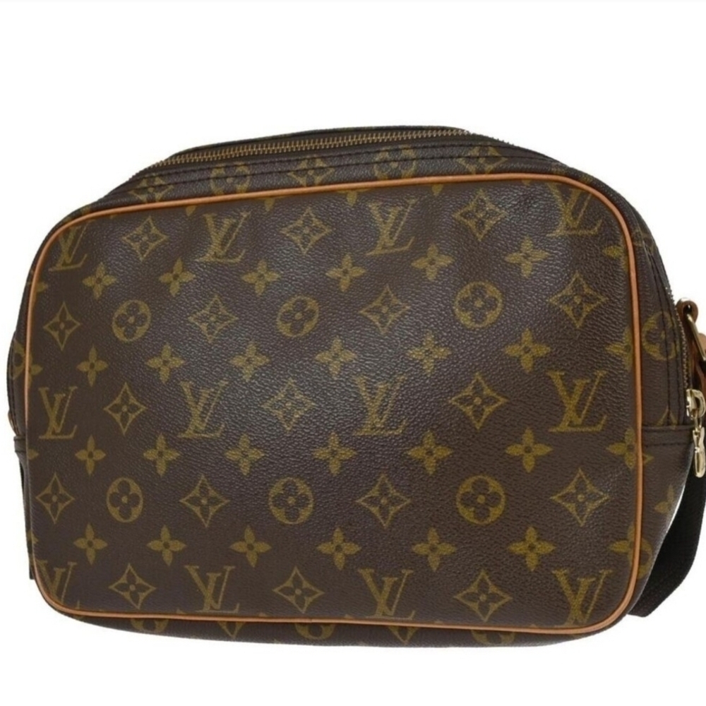 LV w/COA Monogram Reporter Bag in EUC - Picture 9 of 15